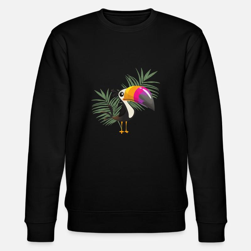 toucan - Stanley/Stella CHANGER Unisex Organic Sweatshirt - black