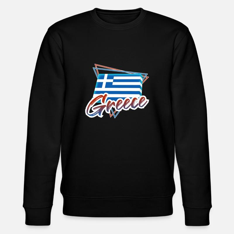 Grèce - Sweat bio CHANGER Stanley/Stella Unisexe - noir