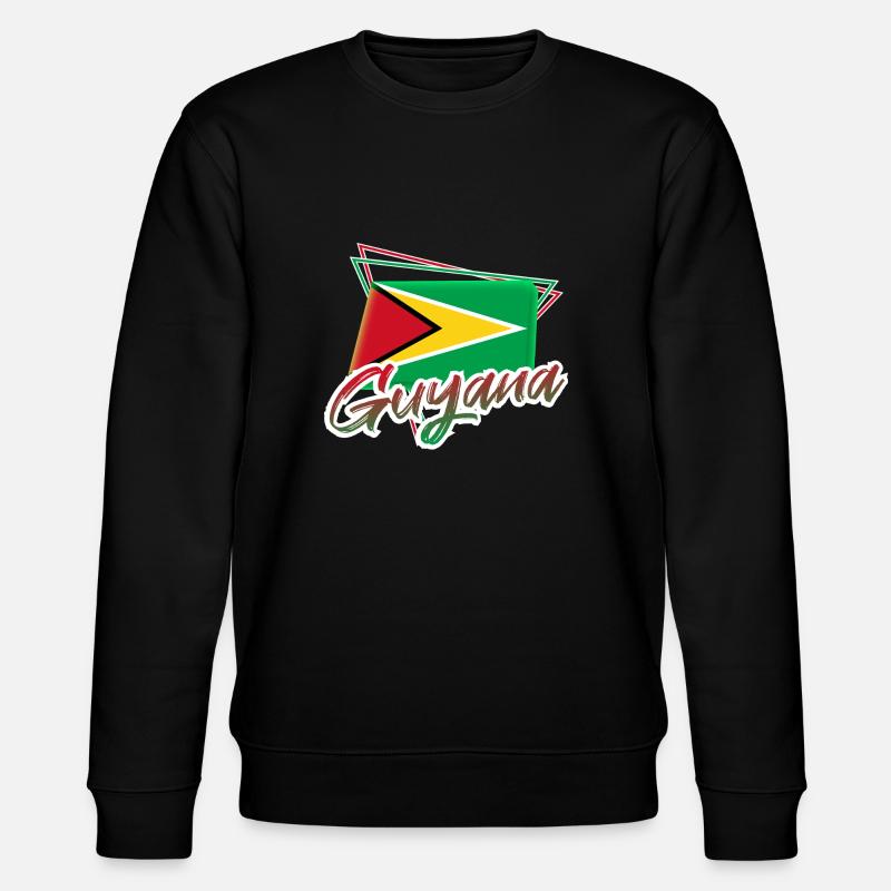 Guyana - Stanley/Stella CHANGER Unisex Organic Sweatshirt - black