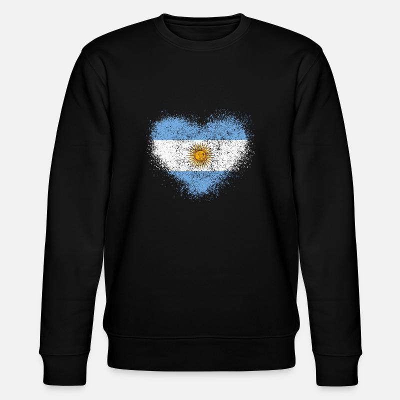 Argentinien - Stanley/Stella Unisex Bio-Sweatshirt CHANGER  - Schwarz