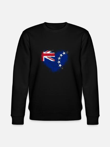 Cook Islands - Stanley/Stella CHANGER Unisex Organic Sweatshirt - black