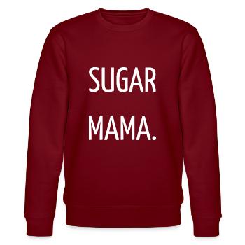 Zucker Mama - Stanley/Stella Unisex Bio-Sweatshirt CHANGER  - Burgunderrot - Vorne - Nik (191cm) & Marisol (170cm)