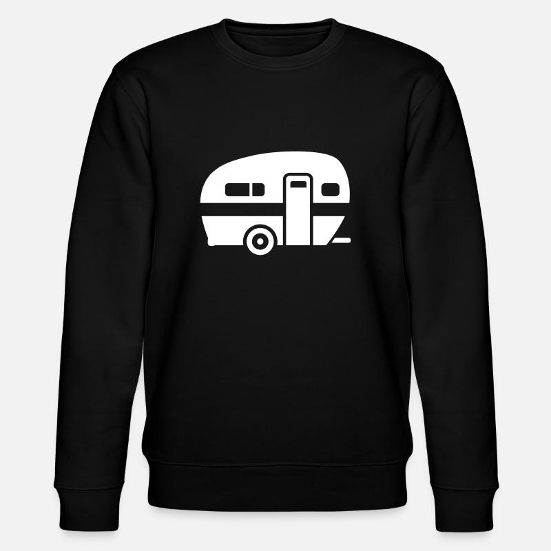 Wohnwagen - Stanley/Stella Unisex Bio-Sweatshirt CHANGER  - Schwarz