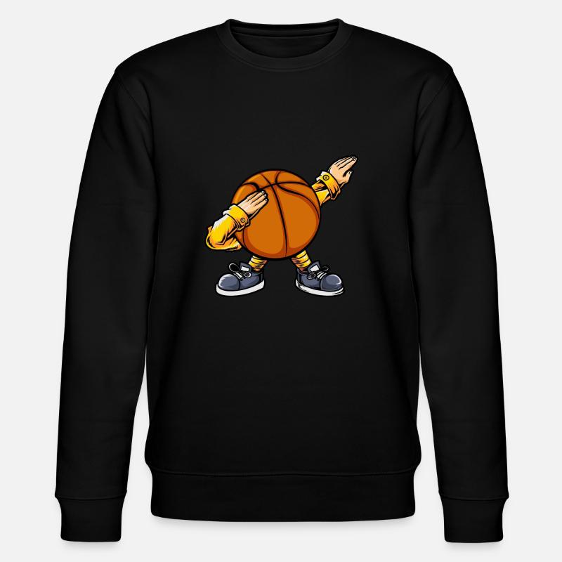 Dabbing basketball - Stanley/Stella Unisex Bio-Sweatshirt CHANGER  - Schwarz