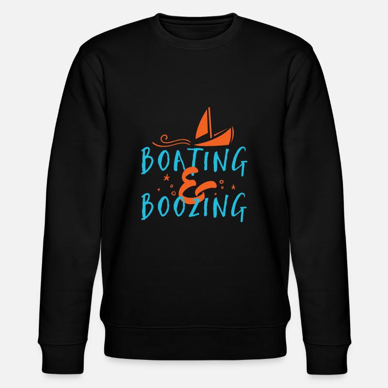 Boating & Boozing - Stanley/Stella Unisex Bio-Sweatshirt CHANGER - Schwarz