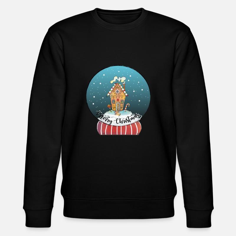 Boule de neige merry christmas - Sweat bio CHANGER Stanley/Stella Unisexe - noir