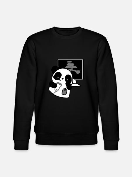 panda ultrasound radiologist - Stanley/Stella CHANGER Unisex Organic Sweatshirt - black