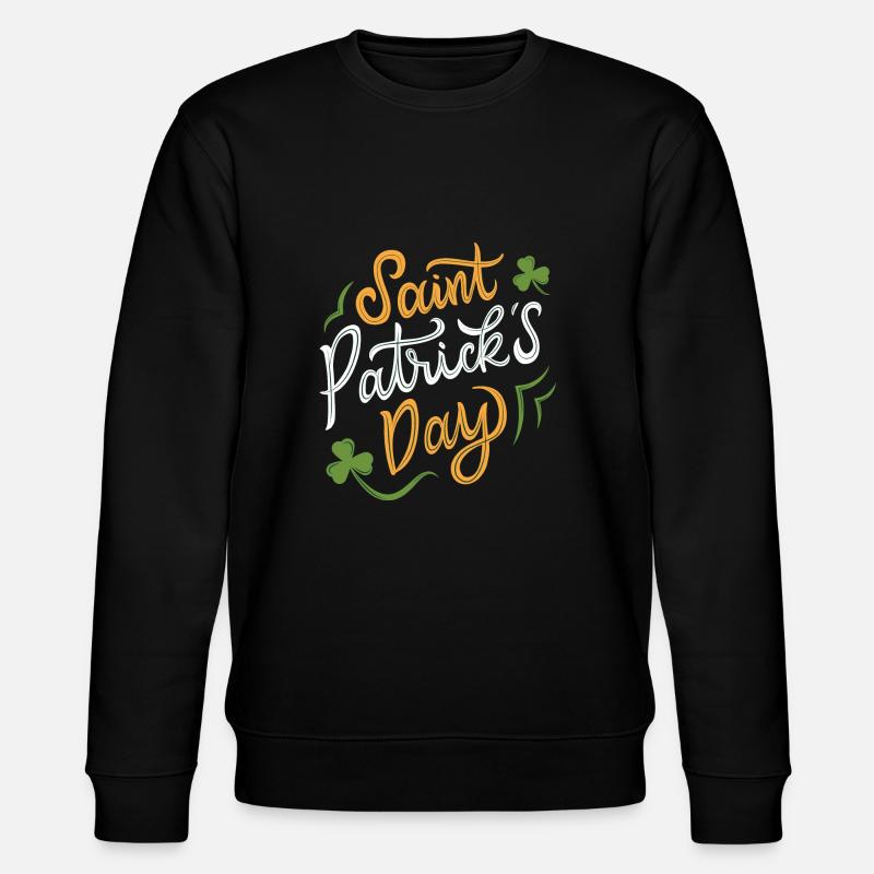 Joyeuse Saint-Patrick - Sweat bio CHANGER Stanley/Stella Unisexe - noir