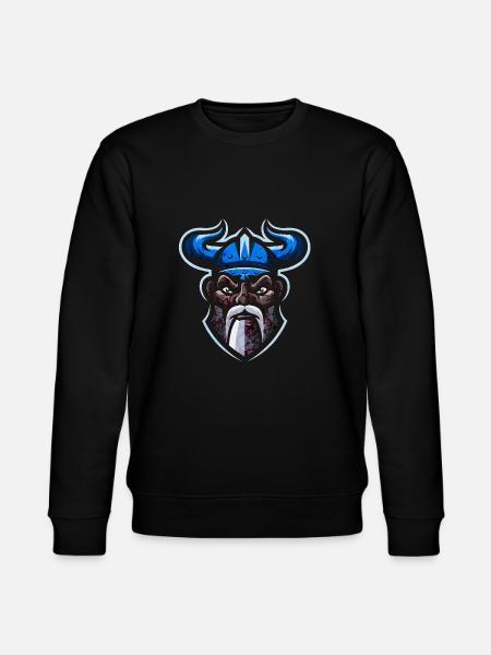 Viking Esports emblem - Stanley/Stella CHANGER Unisex Organic Sweatshirt - black