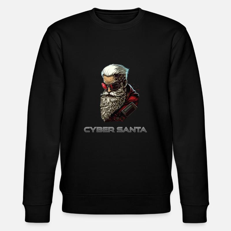 Cyber Père Noël - Sweat bio CHANGER Stanley/Stella Unisexe - noir