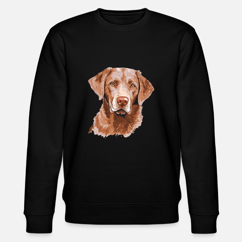Chesapeake Bay Retriever - Stanley/Stella Unisex Bio-Sweatshirt CHANGER  - Schwarz