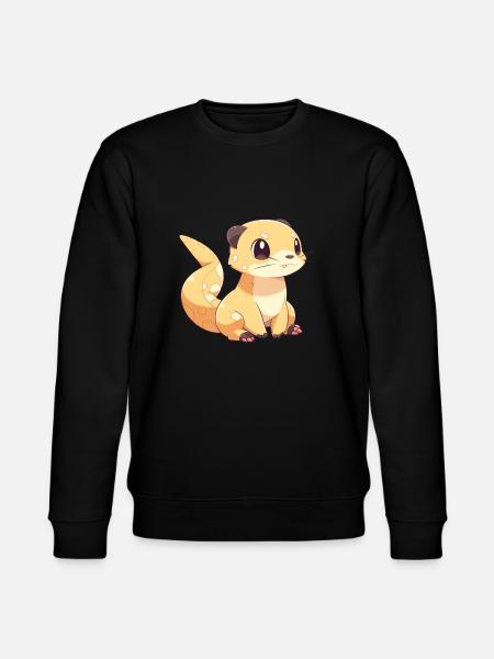 Cute Mongoose - Stanley/Stella CHANGER Unisex Organic Sweatshirt - black