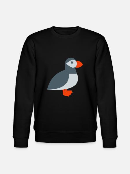 Puffin bird - Stanley/Stella CHANGER Unisex Organic Sweatshirt - black