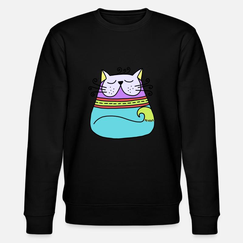 Chat - Sweat bio CHANGER Stanley/Stella Unisexe - noir