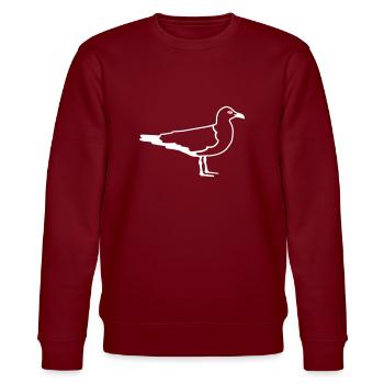 mouette - Sweat bio CHANGER Stanley/Stella Unisexe - bordeaux - Devant - Nik (191cm) & Marisol (170cm)