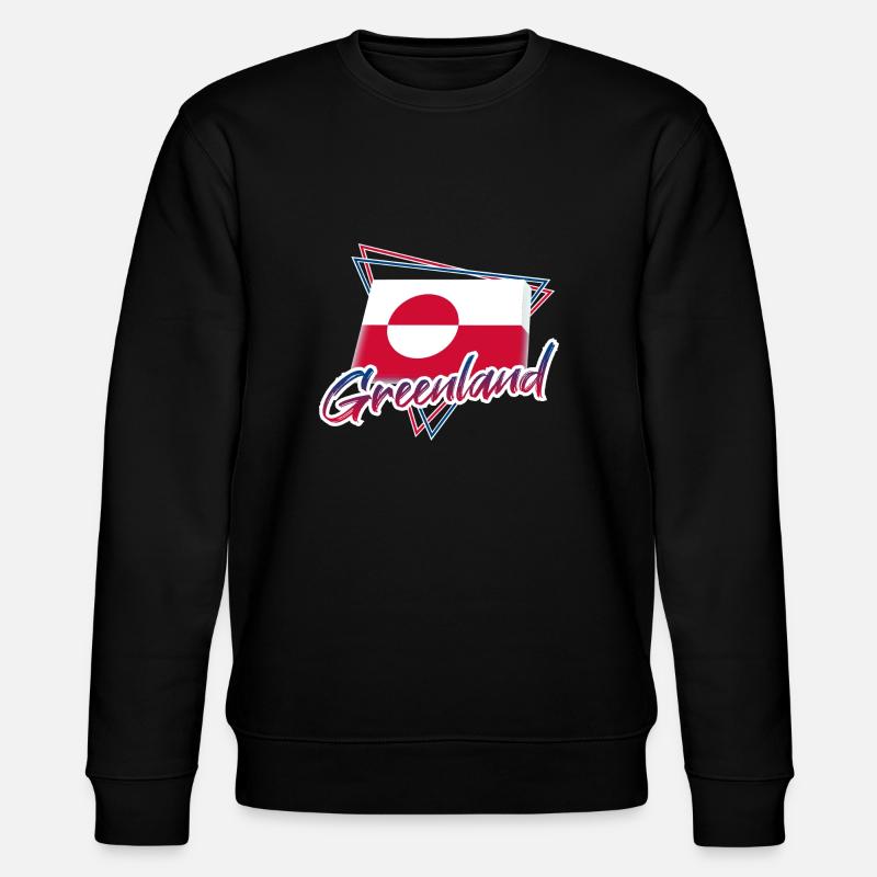 Grönland - Stanley/Stella Unisex Bio-Sweatshirt CHANGER  - Schwarz