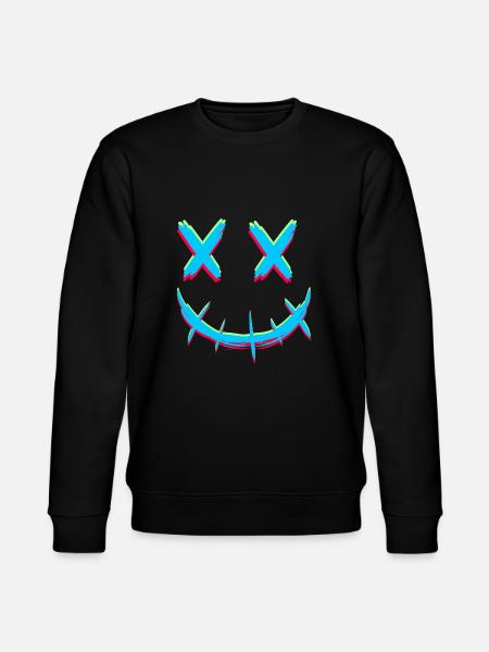 Sorridi con x occhi - Felpa ecologica unisex CHANGER di Stanley/Stella - nero