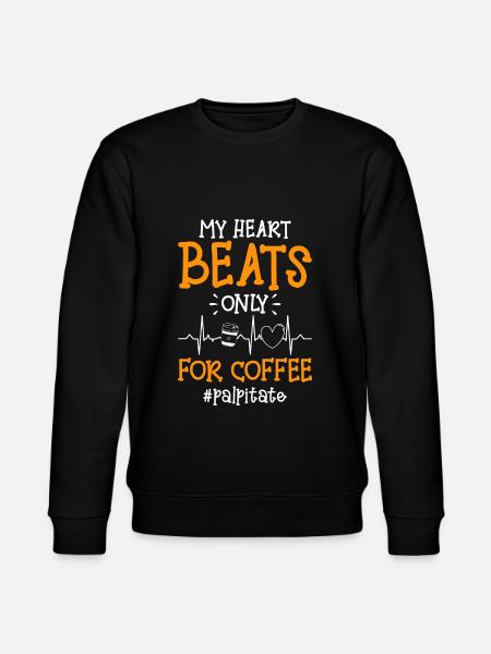 Coffee bean fatigue Milk and sugar - Stanley/Stella CHANGER Unisex Organic Sweatshirt - black
