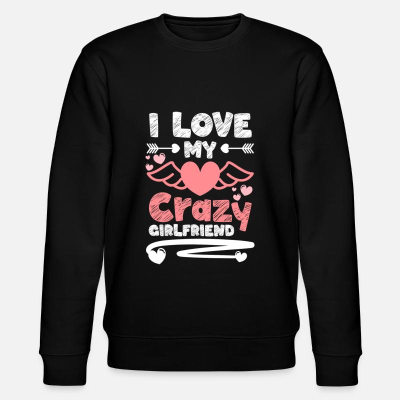 Romantic couple Great Love - Stanley/Stella CHANGER Unisex Organic Sweatshirt - black