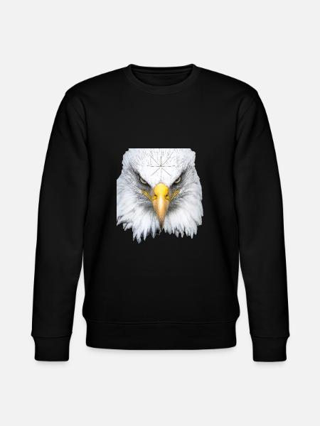 Eagle's Head - Stanley/Stella CHANGER Unisex Organic Sweatshirt - black