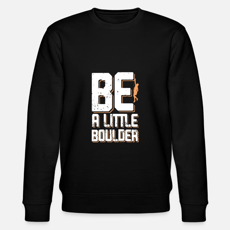 Bouldering klettern - Stanley/Stella Unisex Bio-Sweatshirt CHANGER - Schwarz