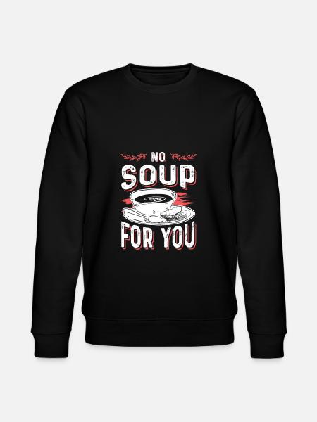 soup delicious - Stanley/Stella CHANGER Unisex Organic Sweatshirt - black
