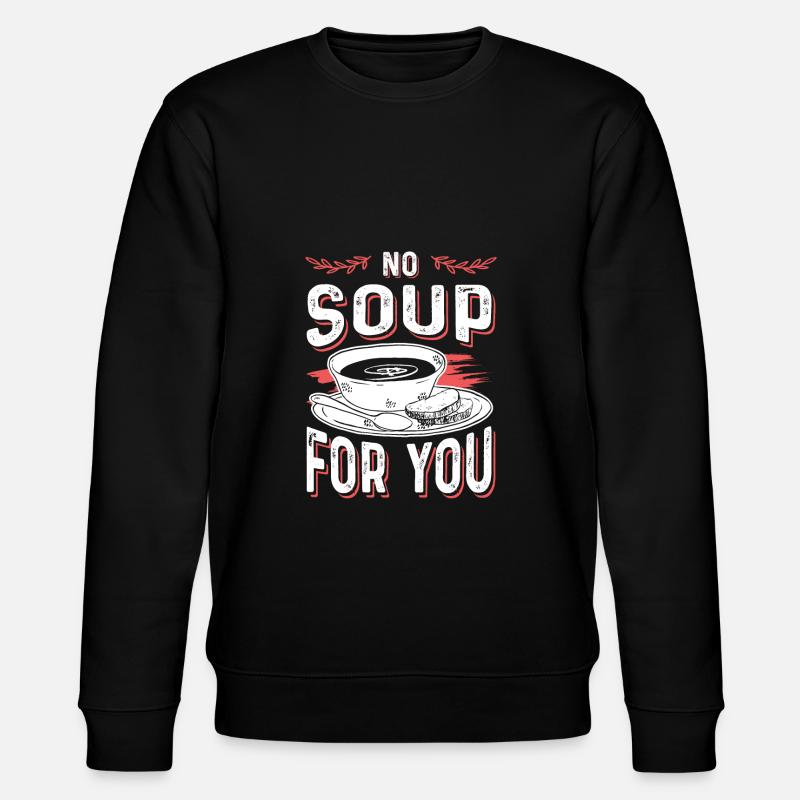 suppe lecker - Stanley/Stella Unisex Bio-Sweatshirt CHANGER - Schwarz