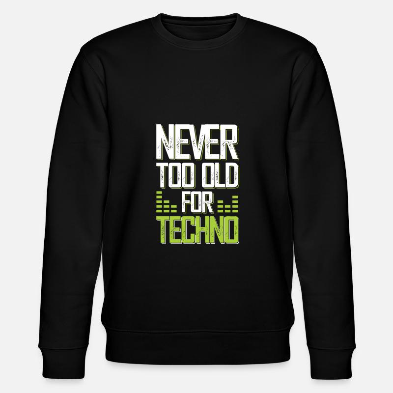 techno music - Sweat bio CHANGER Stanley/Stella Unisexe - noir