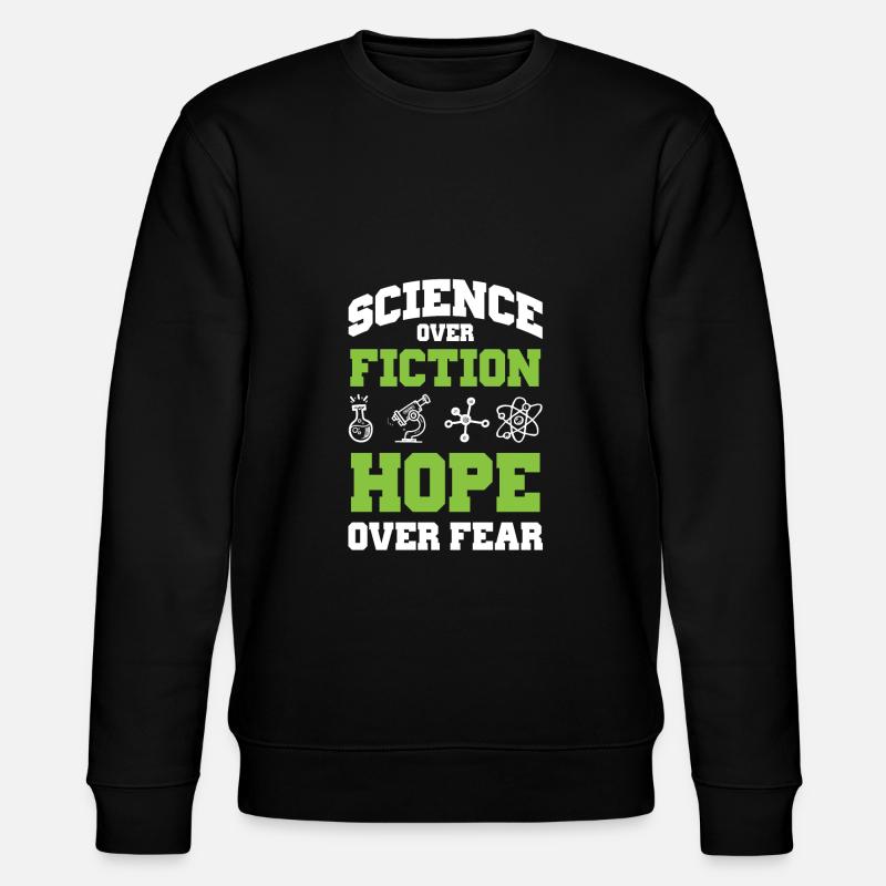 science science hope - Stanley/Stella CHANGER Unisex Organic Sweatshirt - black