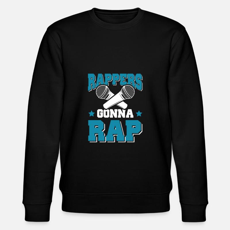 Rappers Rap - Stanley/Stella Unisex Bio-Sweatshirt CHANGER  - Schwarz