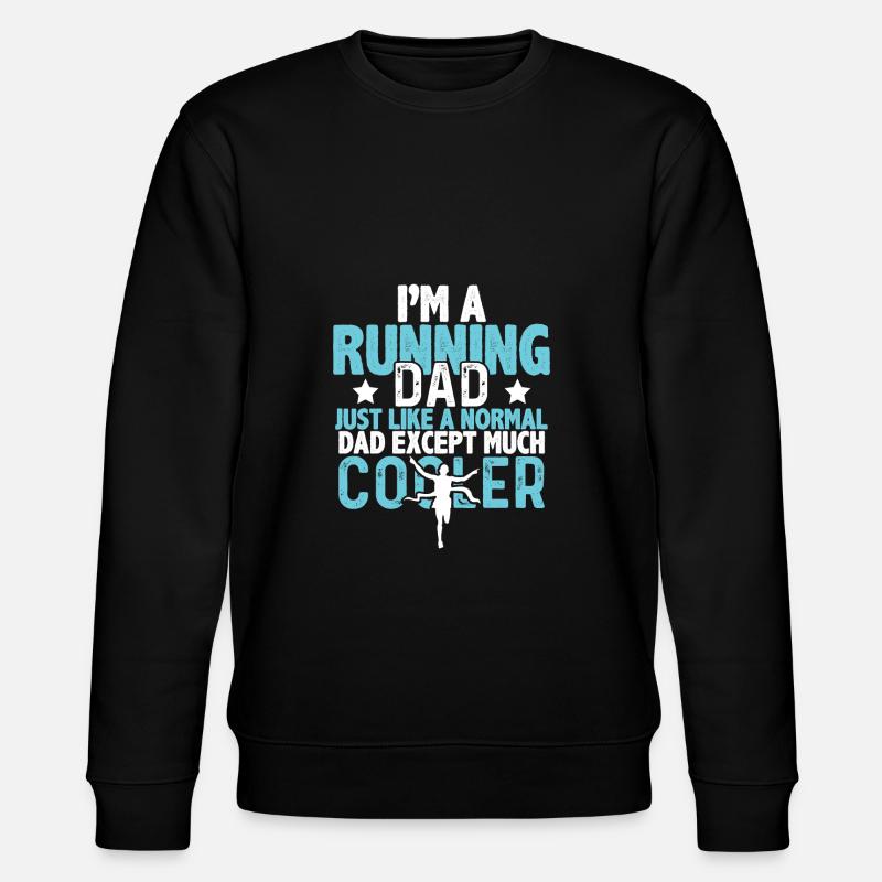 running papa papa - Sweat bio CHANGER Stanley/Stella Unisexe - noir