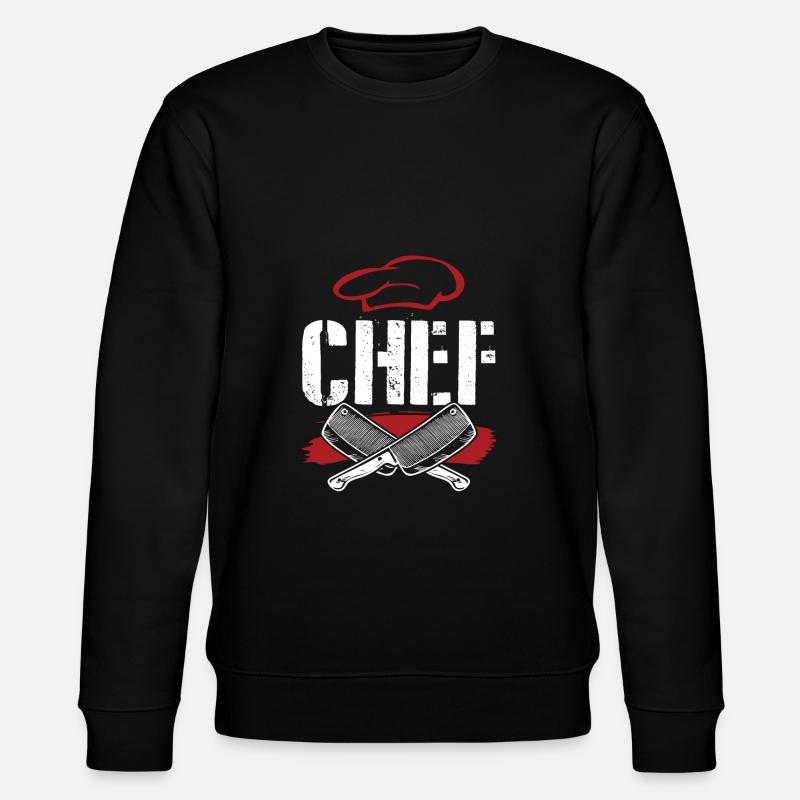 chef chef - Stanley/Stella CHANGER Unisex Organic Sweatshirt - black