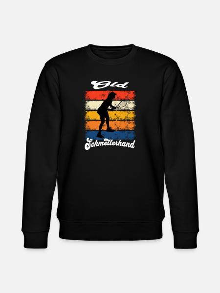 Tennis-Old Schmetterhand-Frauen Shirt - Stanley/Stella Unisex Bio-Sweatshirt CHANGER  - Schwarz