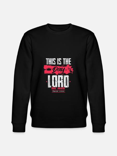 Bible verse Lord Jesus - Stanley/Stella CHANGER Unisex Organic Sweatshirt - black