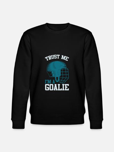 Ice Hockey Slogan - Stanley/Stella CHANGER Unisex Organic Sweatshirt - black