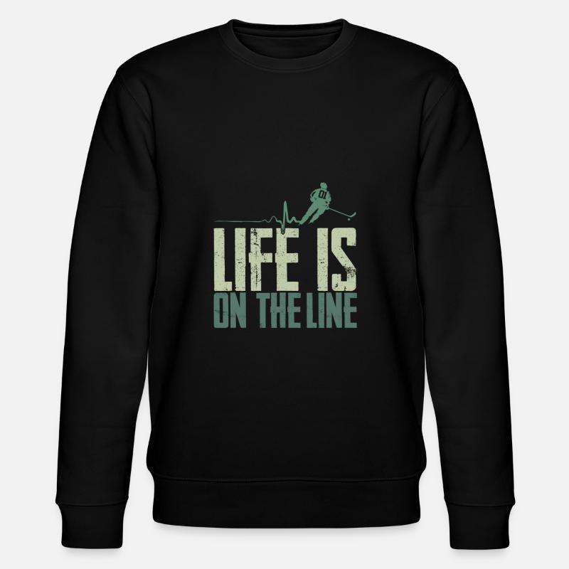 Citation de hockey sur glace - Sweat bio CHANGER Stanley/Stella Unisexe - noir