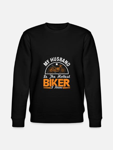 motorcycle husband saying - Stanley/Stella CHANGER Unisex Organic Sweatshirt - black