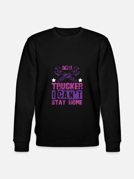 Trucker Cool Saying - Stanley/Stella CHANGER Unisex Organic Sweatshirt - black