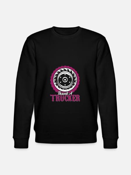 trucker spruch truck - Stanley/Stella Unisex Bio-Sweatshirt CHANGER - Schwarz