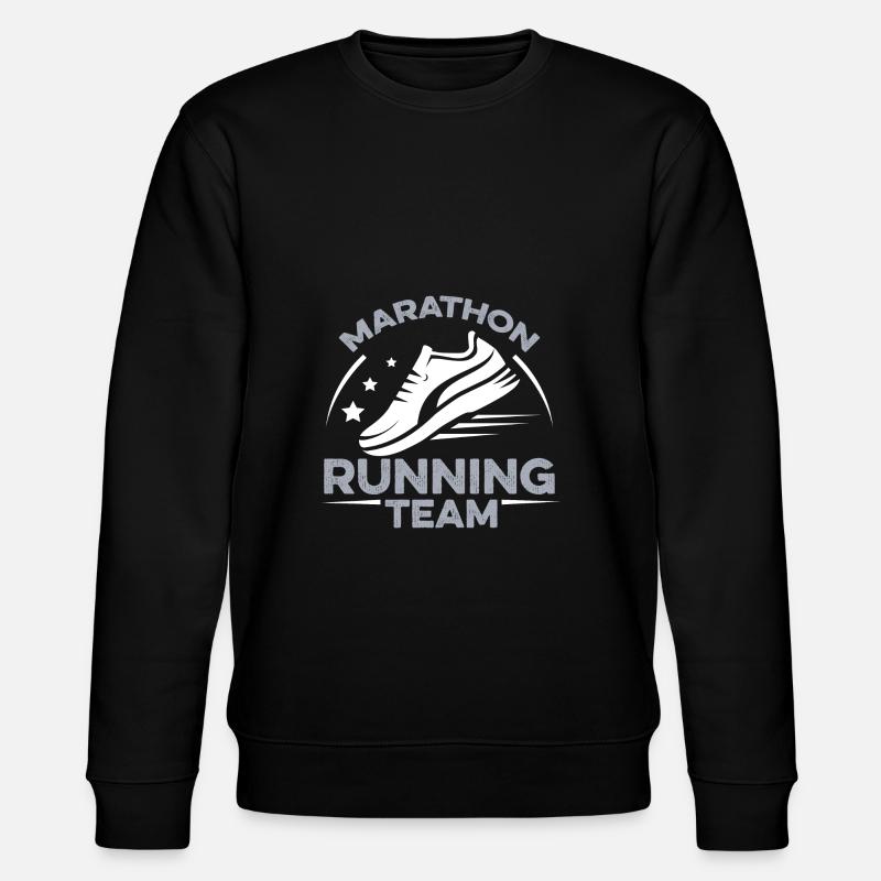 marathon running team - Sweat bio CHANGER Stanley/Stella Unisexe - noir