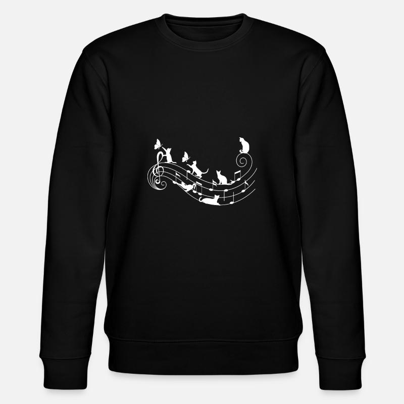 Les chats et la musique - Sweat bio CHANGER Stanley/Stella Unisexe - noir