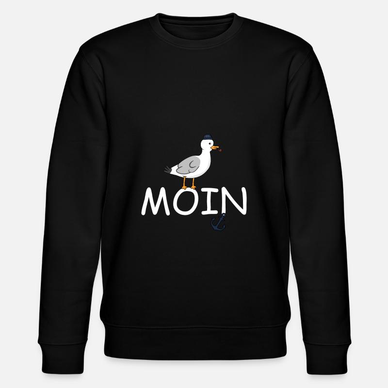 Mouette Moin - Sweat bio CHANGER Stanley/Stella Unisexe - noir