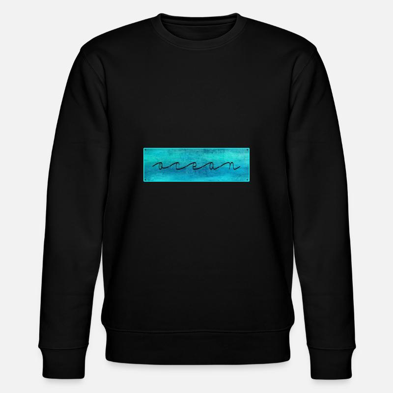 Ocean - Stanley/Stella Unisex Bio-Sweatshirt CHANGER  - Schwarz
