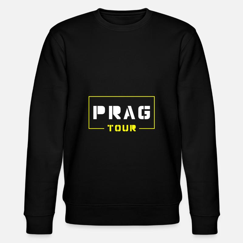 prag tour - Stanley/Stella Unisex Bio-Sweatshirt CHANGER  - Schwarz