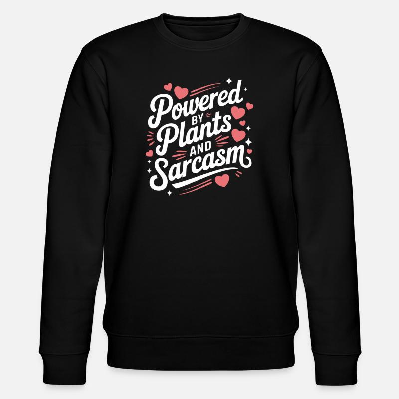 Végétarien Végétalien Végétarien Végétarien - Sweat bio CHANGER Stanley/Stella Unisexe - noir