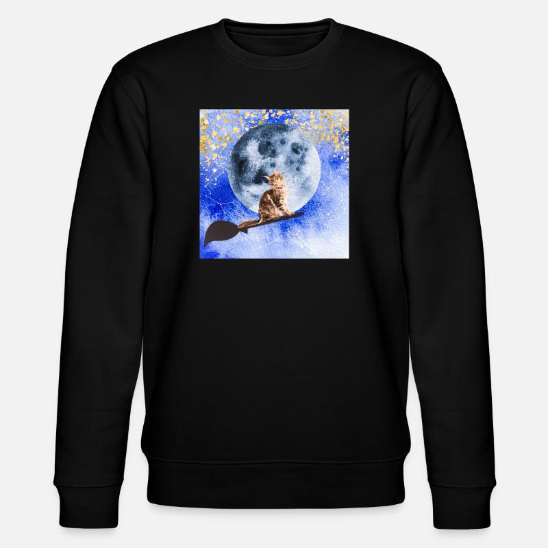 Chat sorcier - Sweat bio CHANGER Stanley/Stella Unisexe - noir