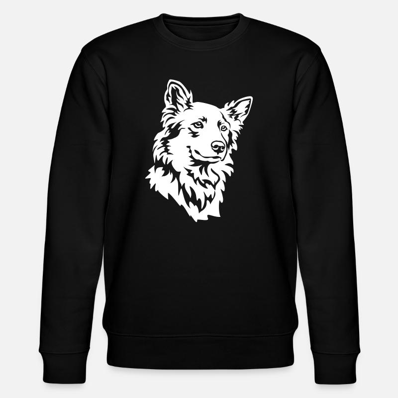Harzer Fuchs Head "Black Edition" - Stanley/Stella CHANGER Unisex Organic Sweatshirt - black