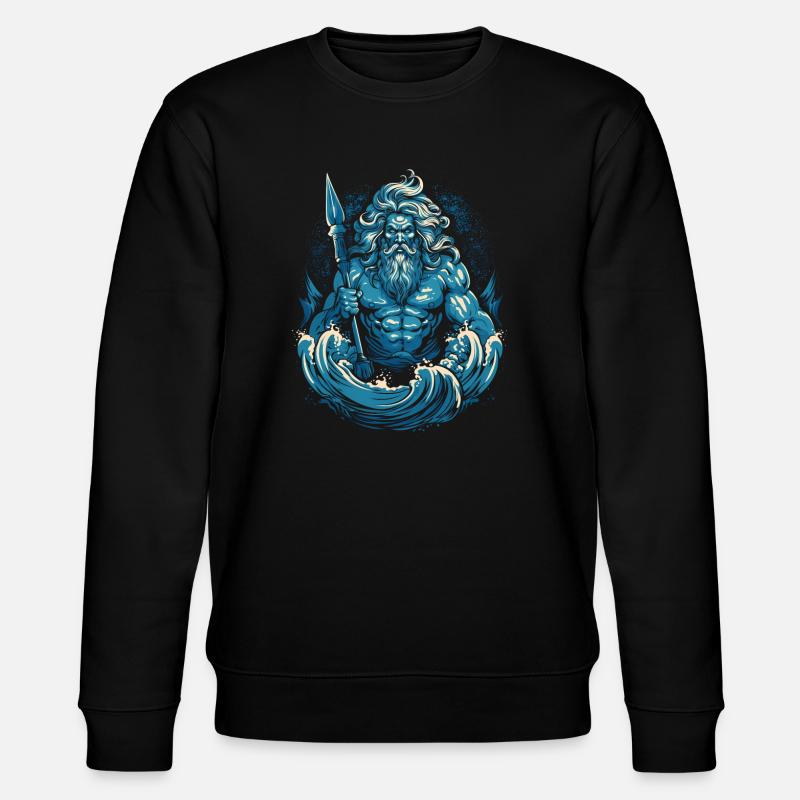 Poseidon - Stanley/Stella økologisk unisex-sweatshirt CHANGER  - sort