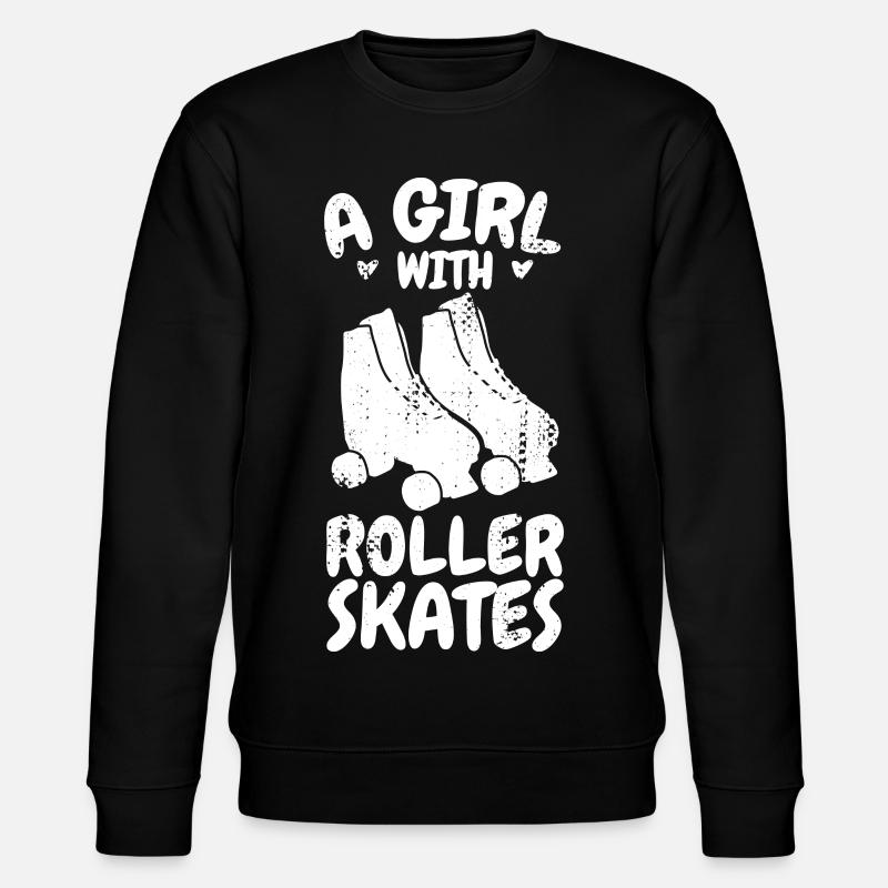 Roller skater - Stanley/Stella CHANGER Unisex Organic Sweatshirt - black