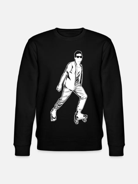 Roller skaters - Stanley/Stella CHANGER Unisex Organic Sweatshirt - black